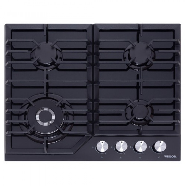 Варильна поверхня газова Weilor GG W624 BL
