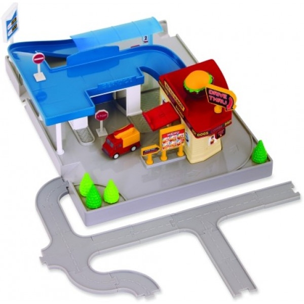 Ігровий набір Driven Pocket Series Dine & Drive Pit Stop (WH1075Z)