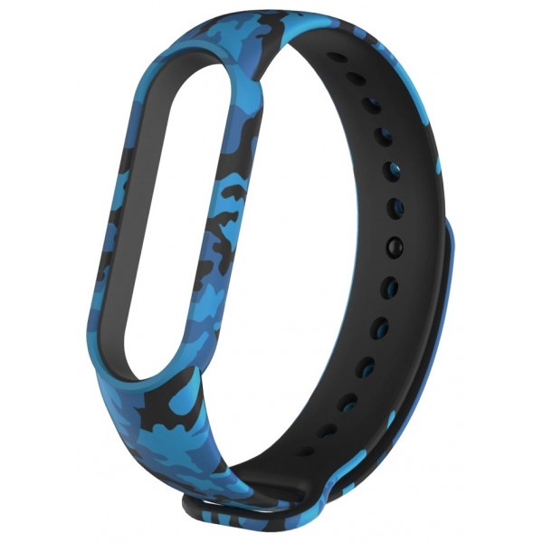 Ремінець для фітнес-браслету XOKO Xiaomi Mi Smart Band 5 Khaki Blue (XK-SL5-KBL)