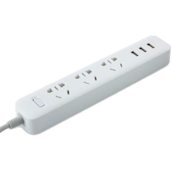 Мережевий фільтр Xiaomi Mi Power Strip with 3USB 1.8m White (XMCXB01QM)