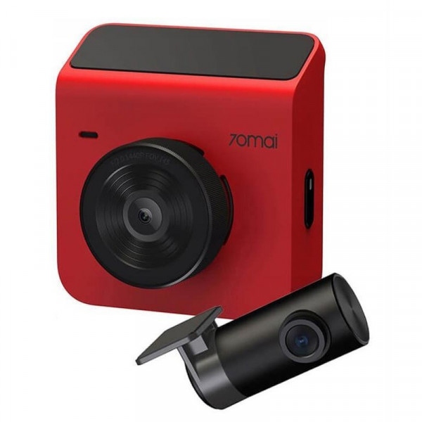 Відеореєстратор 70Mai A400 Dash Cam (Red) + Midrive RC09