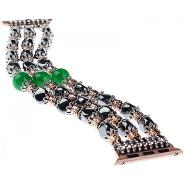 Ремінець для смарт-годинника XOKO Jewerly Band for Apple Watch 38 / 40mm Green (XK-AP-JWGRN)