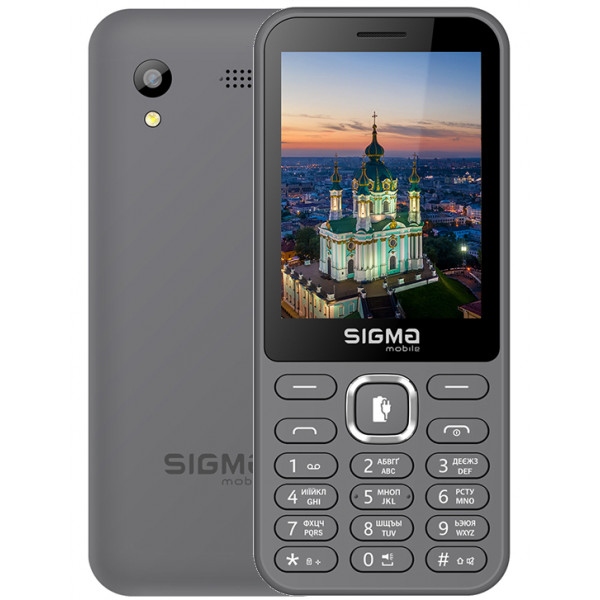 Мобільний телефон Sigma mobile X-style 31 Power TYPE-C Grey