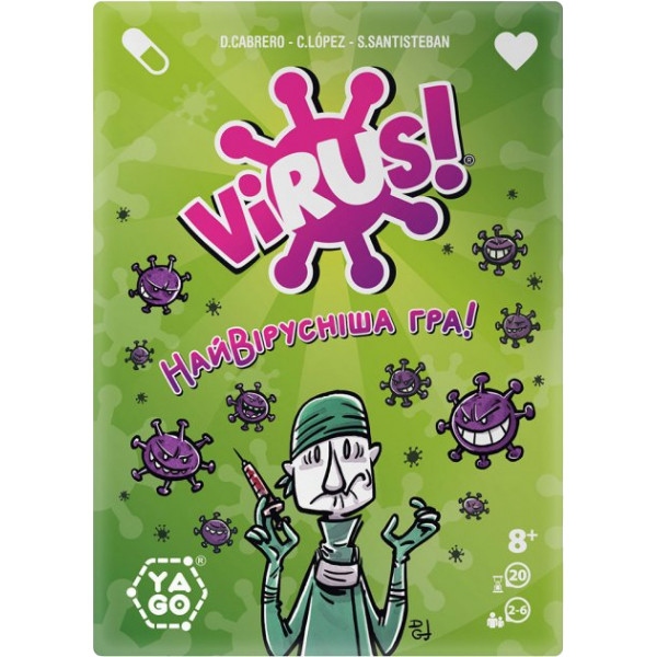 Настільна гра карткова (8+) Yago Virus (80987)