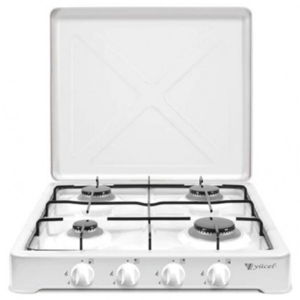 Плита газова настільна Yucel O-400-LPG White