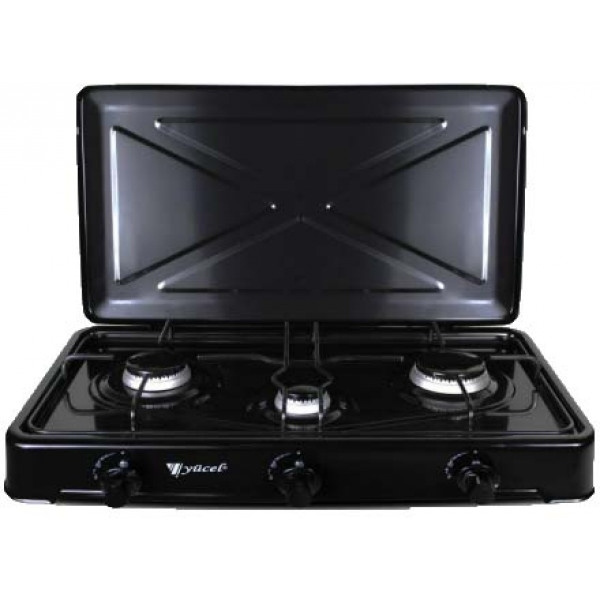 Плита газова настільна Yucel O-300-LPG-Black