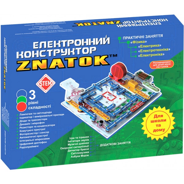 Конструктор Znatok Construction Kits Школа (999+ схем)