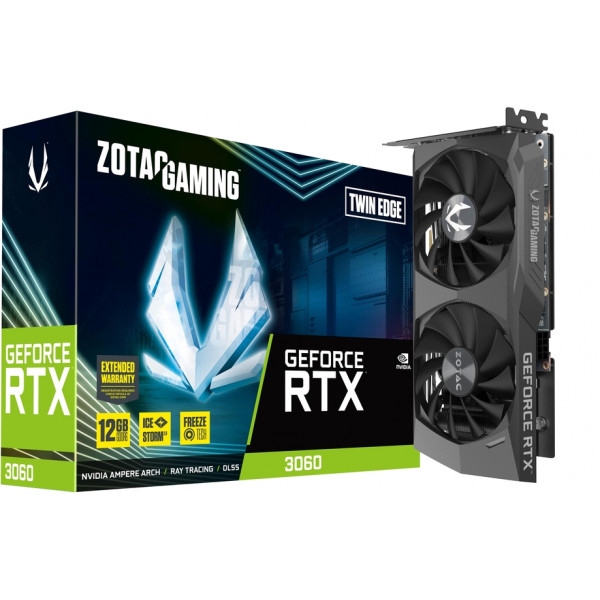 Відеокарта Zotac GeForce RTX 3060 12GB GDDR6 Twin Edge (ZT-A30600E-10M)