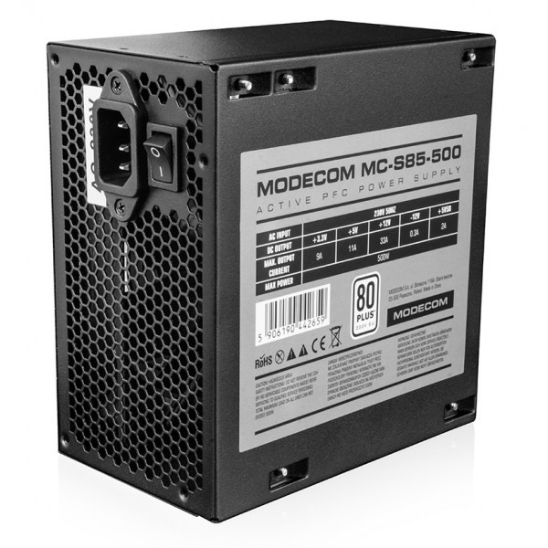 Блок живлення для ПК Modecom ZAS-MC85-CL-500-ATX-APFC