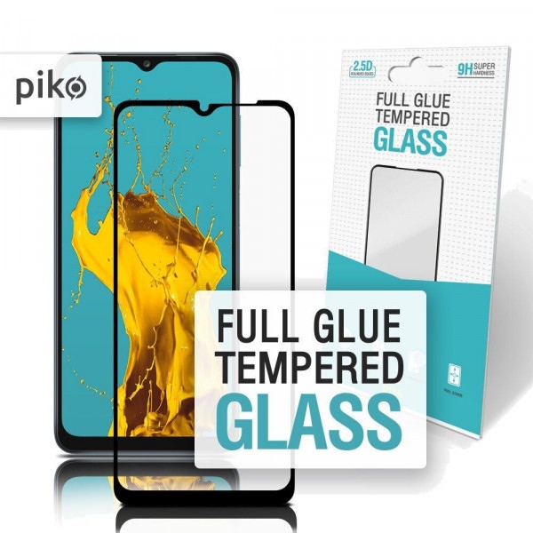 Захисне скло для смартфону Piko for Samsung Galaxy A12 SM-A125 Black Full Glue, 0.3mm, 2.5D (1283126509445)