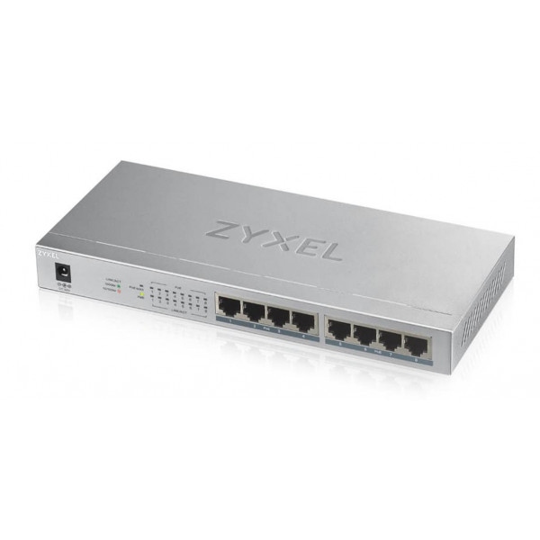 Коммутатор локальної мережі (Switch) Zyxel GS1008HP-EU0101F