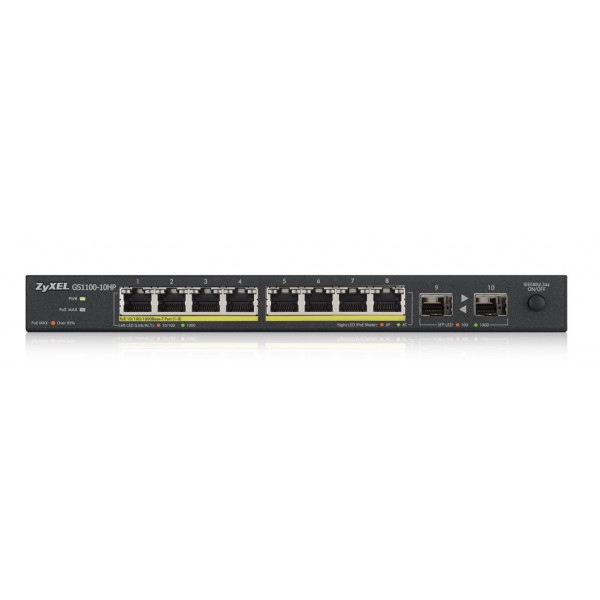 Коммутатор локальної мережі (Switch) Zyxel GS1100-10HP