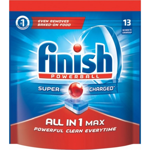 Таблетка для посудомийної машини Finish All in 1 Max 13шт