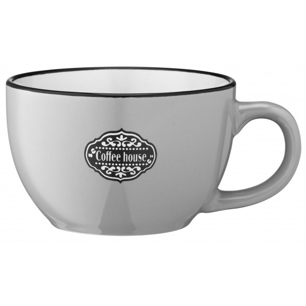 Чашка Ardesto Floerino 480 мл 
Grey (AR3485GY)