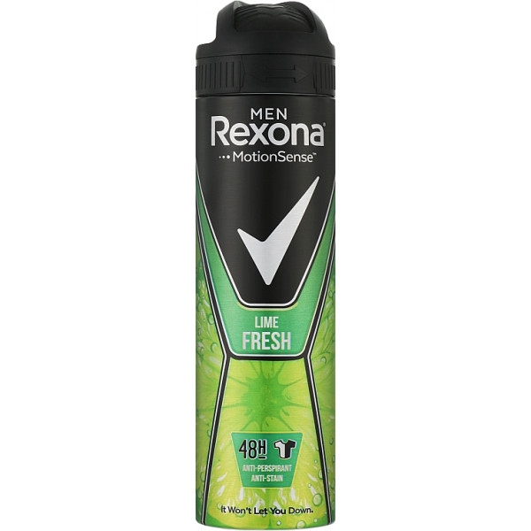 Дезодорант аерозольний Rexona Свіжий лайм 150мл
