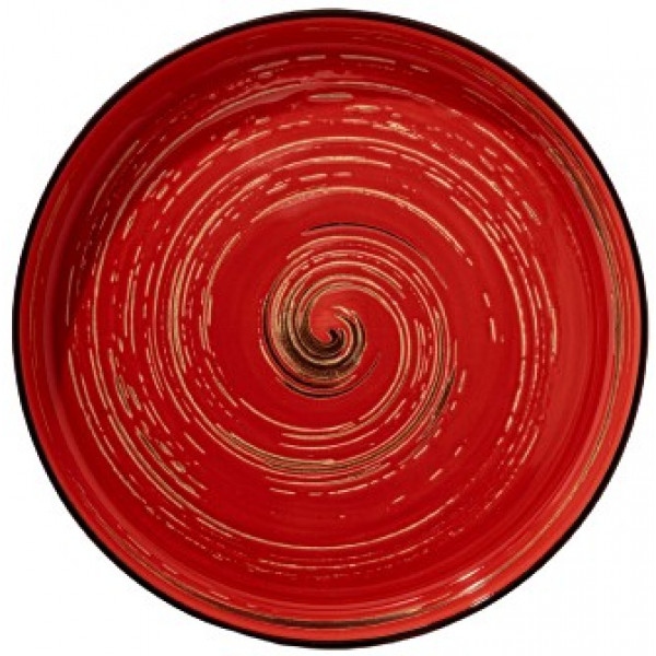 Тарілка обідня Wilmax Spiral Red 28 см (WL-669220 / A)