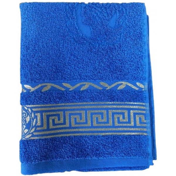 Рушник банний GM Textile махровий блакитний Цезар 70х140