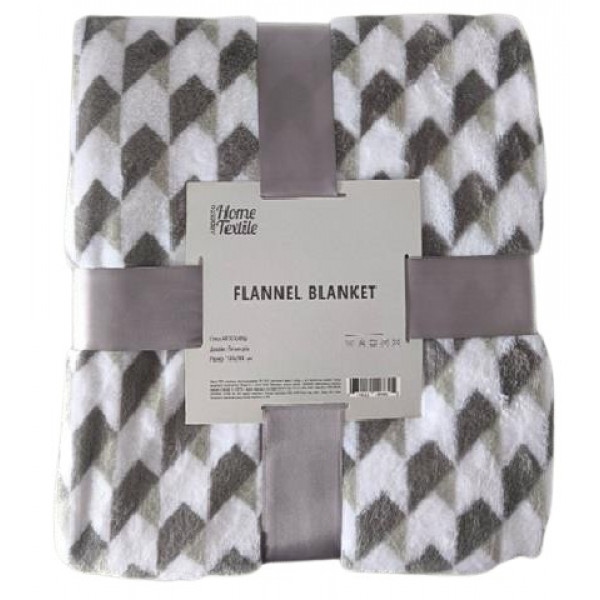 Плед полуторний Ardesto Flannel 160х200 см геометрія (ART0104PB)