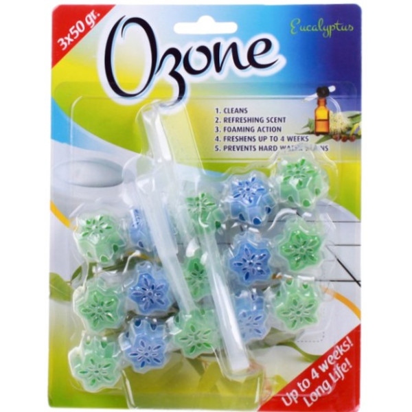 Туалетний блок Ozone Эвкалипт 3 шт. (4770416002047)