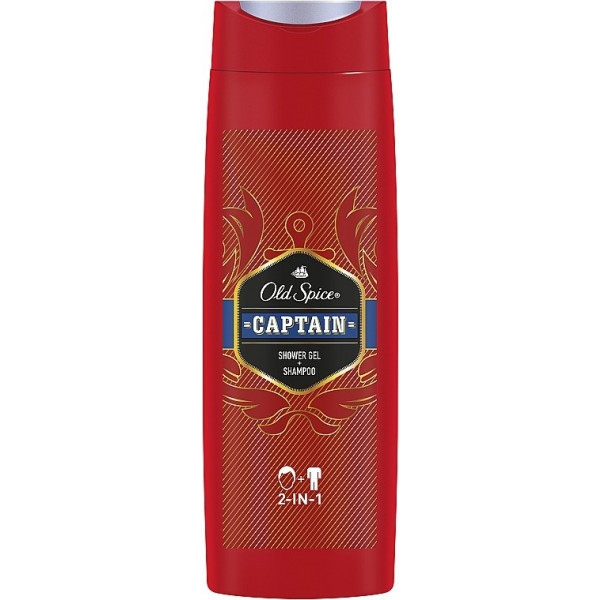 Гель для душа Old Spice 2-в-1 Captain 400 мл (8001090965615)