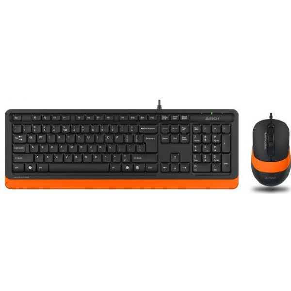 Клавіатура+миша A4tech F1010 (Orange)