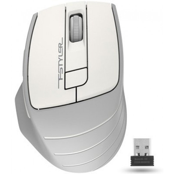 Миша бездротова A4tech FG30 (Grey/White)