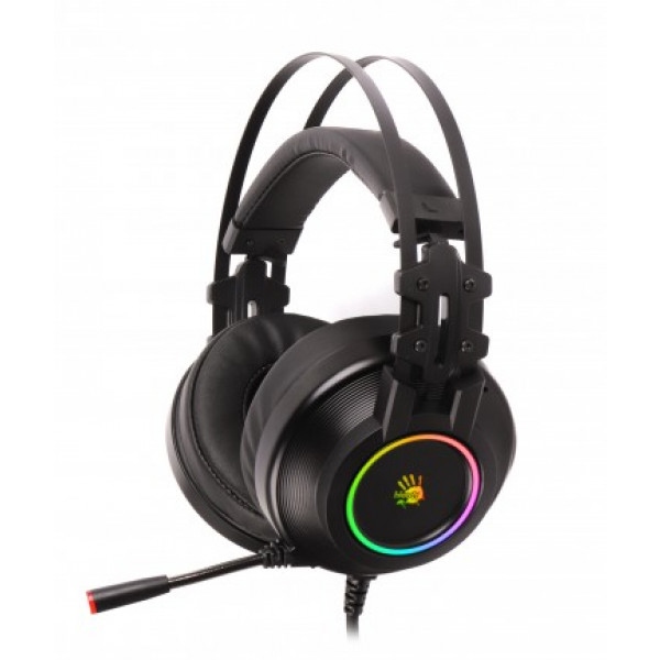 Гарнітура дротова ігрова A4tech G528C Bloody (Black)