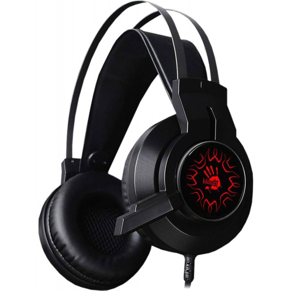 Гарнітура дротова ігрова A4tech J437 Bloody (Black)