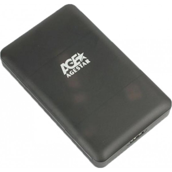 Зовнішній карман AgeStar SATA HDD 2.5'' USB 3.1 Black (31UBCP3)