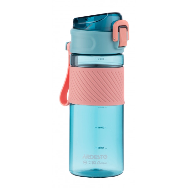 Пляшка для води Ardesto Active 600 мл Blue (AR2260PB)