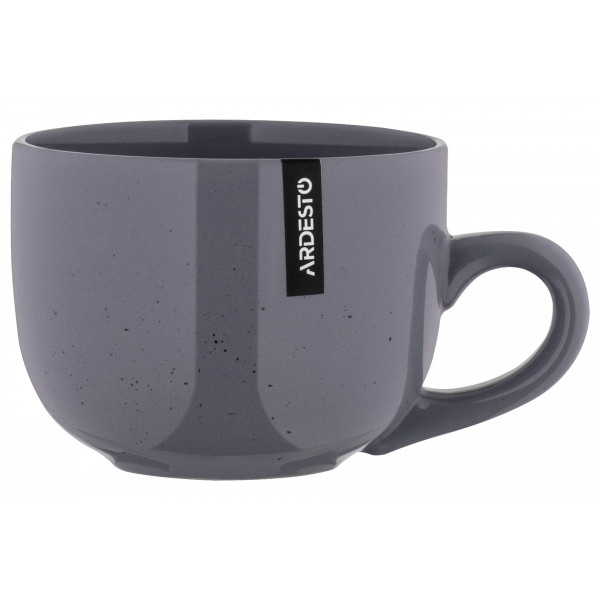 Чашка Ardesto Bagheria 480 мл Grey (AR2648Grey)