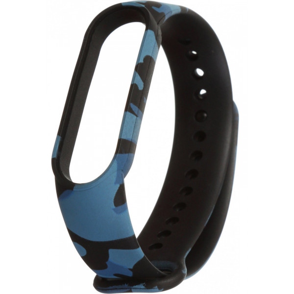 Ремінець для фітнес-браслету Armorstandart Xiaomi Mi Band 5 Khaki Blue (ARM57016)