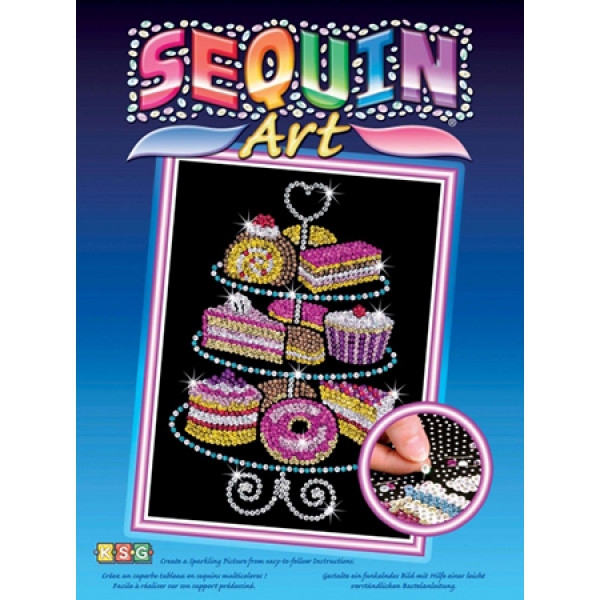 Набір для творчості з паєток Sequin Art Набір Тістечок Blue (SA1423)