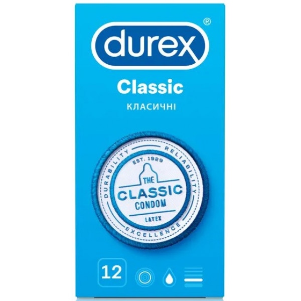 Презервативи Durex Classic 12 шт. (5010232954243)