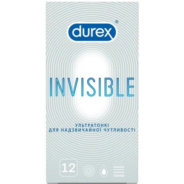 Презервативи Durex Invisible 12 шт. (5052197049619)
