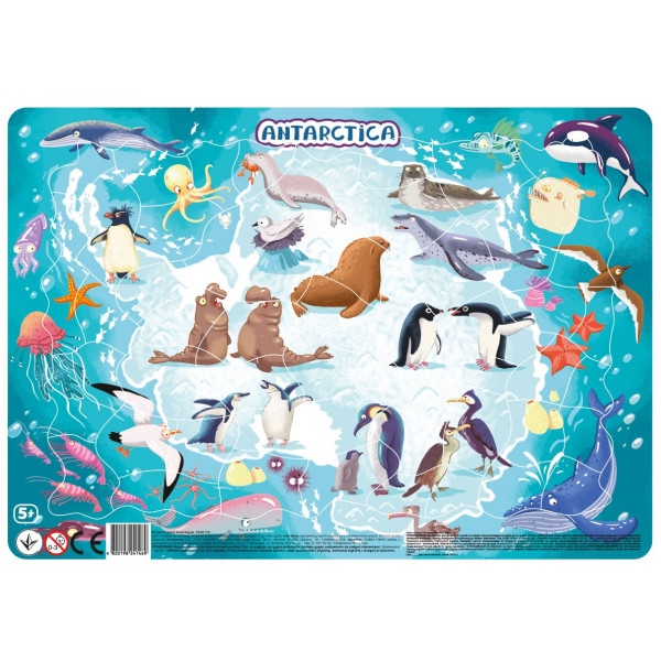 Пазли картонні (5-7 років) Dodo з рамкою Антарктида (R300176)