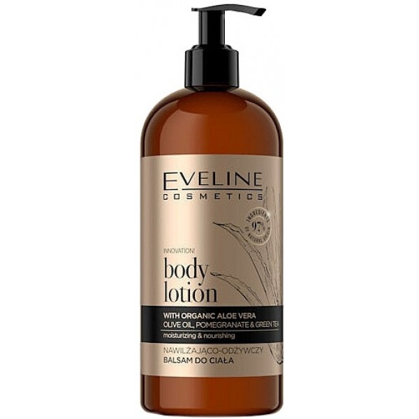Лосьйон для тіла EVELINE Organic Gold зволожувально-живильний 500 мл (5903416030188)