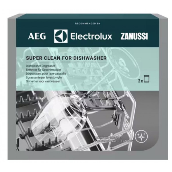 Засіб для чищення посудомийних машин Electrolux M2DCP050, 2 саше x 100 гр