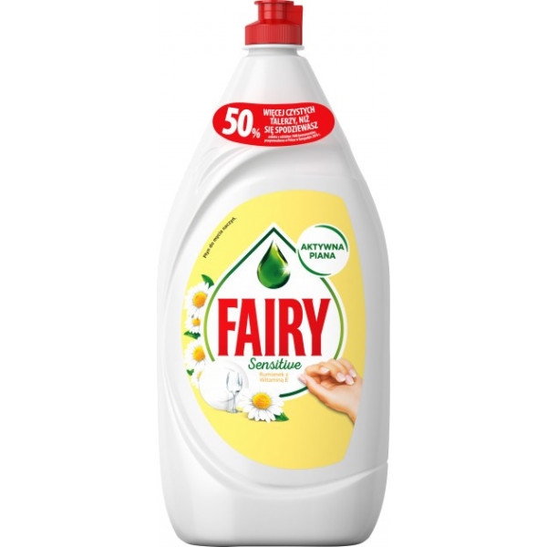 Засіб для ручного миття посуду Fairy Ромашка и витамин Е 1,35 л