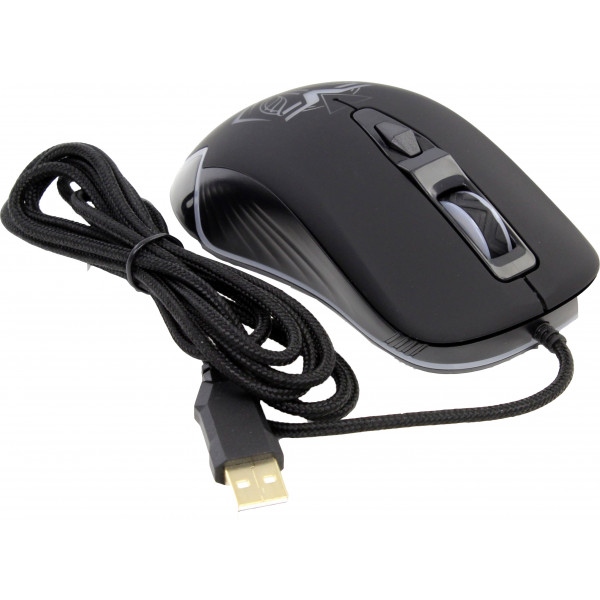 Миша дротова ігрова Frime Hela Black USB (FMC1840)
