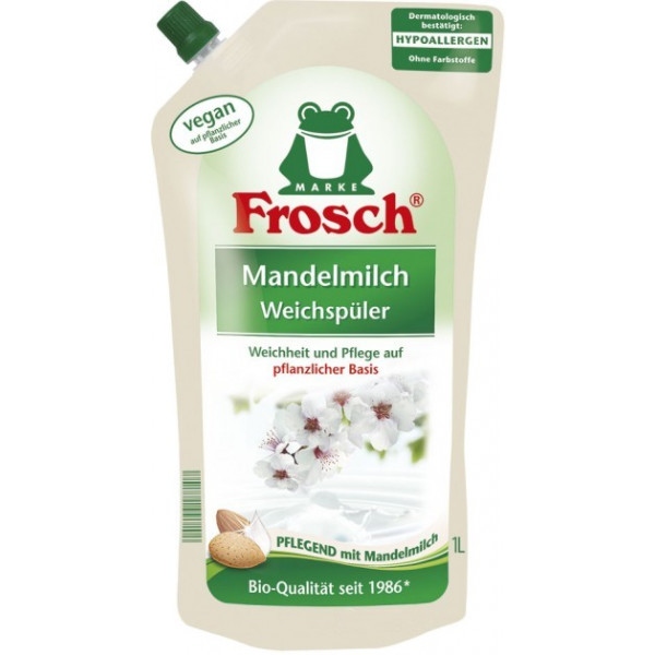 Ополіскувач для білизни Frosch Мигдальне молочко 1 л