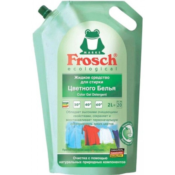 Гель для прання Frosch д/кольорових тканин 2 л