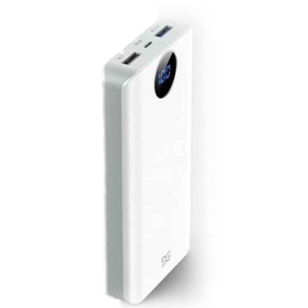 Батарея мобільна Gusgu Xiamen Mini 80000M 20000 mAh White (GB/T-35590/UA-102807)