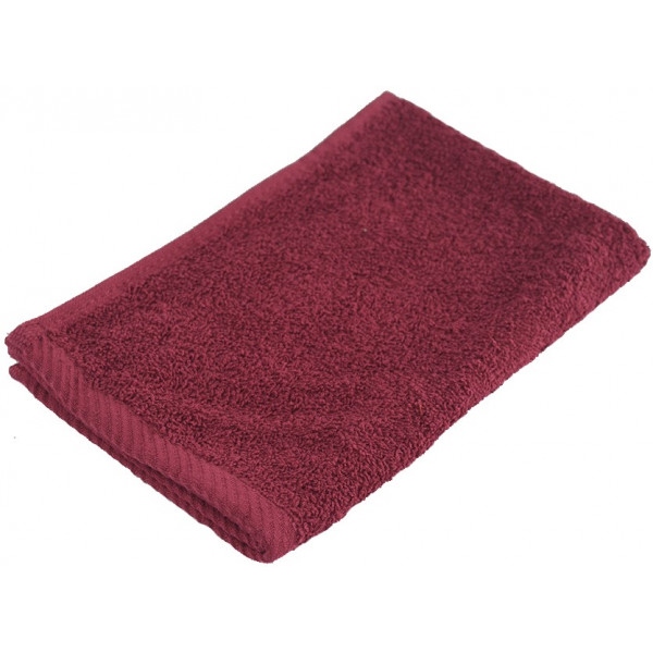 Рушник для рук GM Textile махровий бордовий 30x50