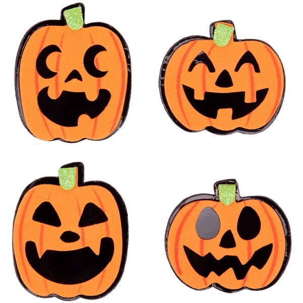 Декор Halloween YES! Fun Набір "Веселі гарбузи", 12 шт