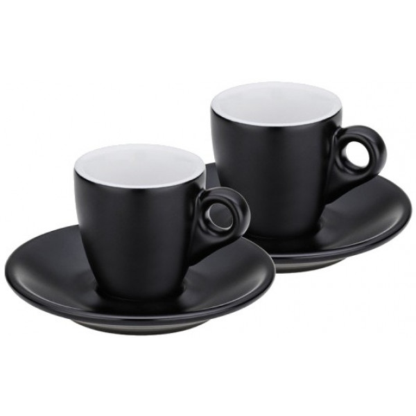 Набір чашок Kela Mattia 4 пр. Black (12750)