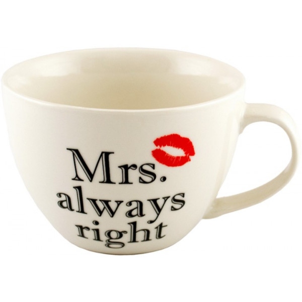 Чашка Keramia Mrs. Always Right 520 мл (21-279-084)