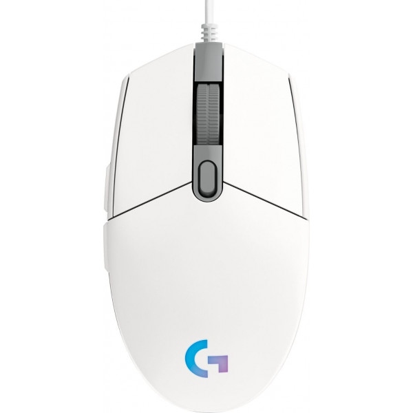 Миша дротова Logitech G102 Lightsync White