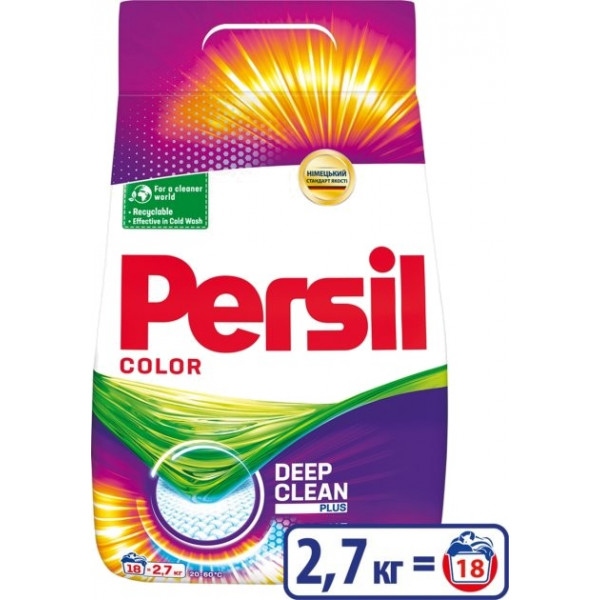 Пральний порошок Persil авт. Колор 2,7 кг, 18 циклів