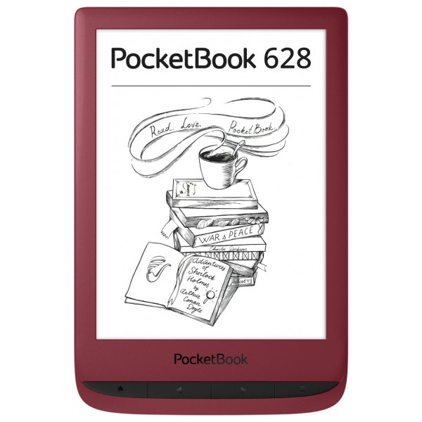 Електронна книга PocketBook 628 Ruby Red (PB628-R-CIS)